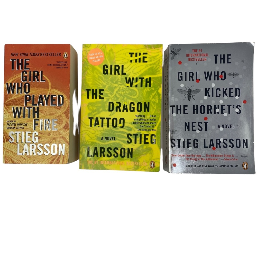 Stieg Larsson The Girl with the Dragon Tattoo Millennium Trilogy Book Series